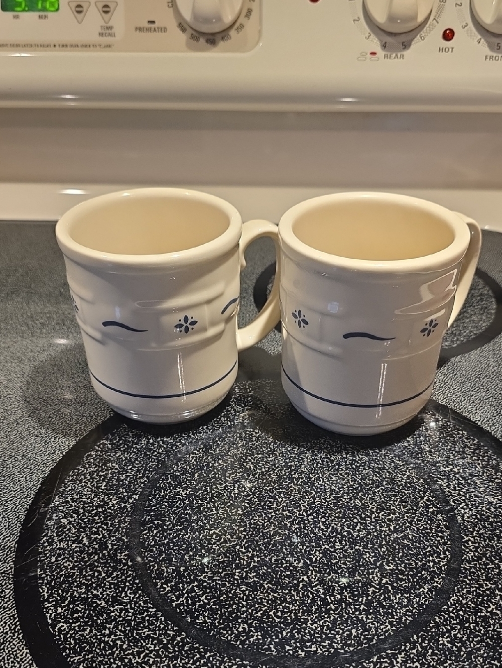 Set Of 2 Longaberger Mugs